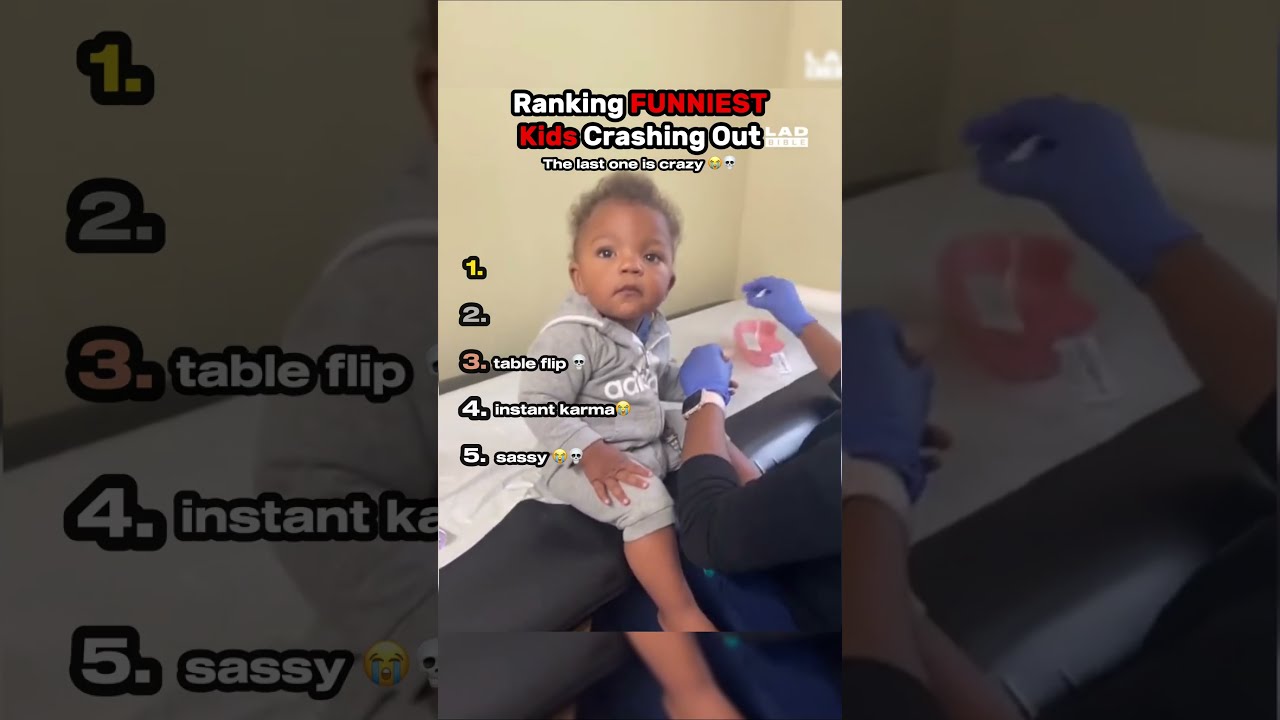 Ranking The FUNNIEST Kids Crashing Out 