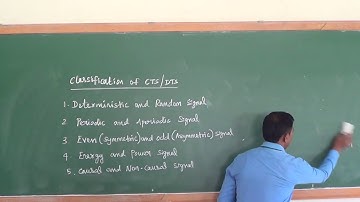 Classification of CT Signals