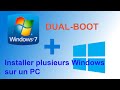 Dualboot  installer deux versions de windows sur un pc