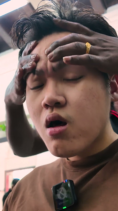 $10 Indian Head Massage be like... #asmr
