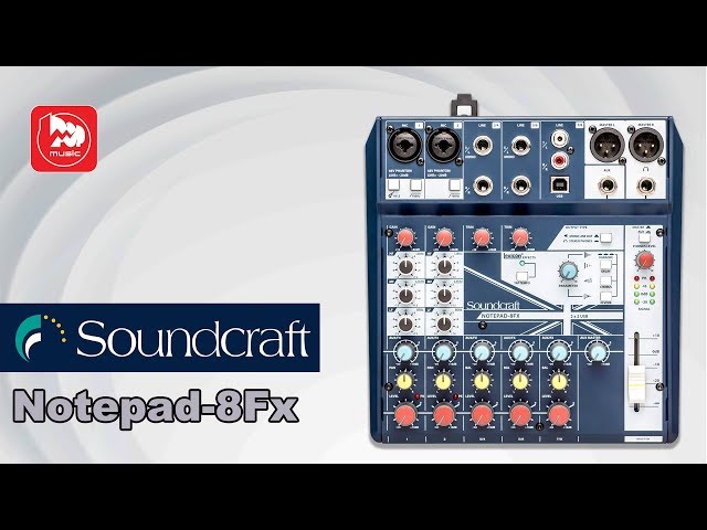 Аналоговий пульт мікшерний Soundcraft Notepad 8FX
