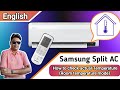 Eng how to enable room temperature mode see real heat  samsung split  windfree ac remote guide