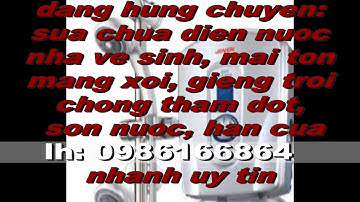 tho sua chua nha ve sinh dien nuoc tphcm 0986166864