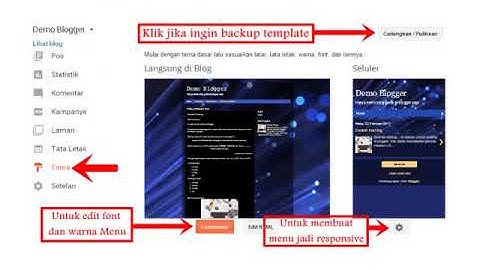 Cara Membuat Menu Di Blogger Tanpa Edit HTML