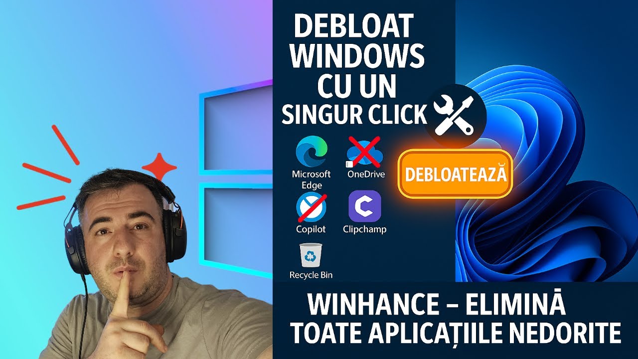 Ai Windows LENT? 🐌💻 Apasă AICI și scapă de BLOAT! 🗑️