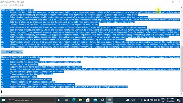 Windows10 Basics  With Shortcuts Class16, Select text without mouse