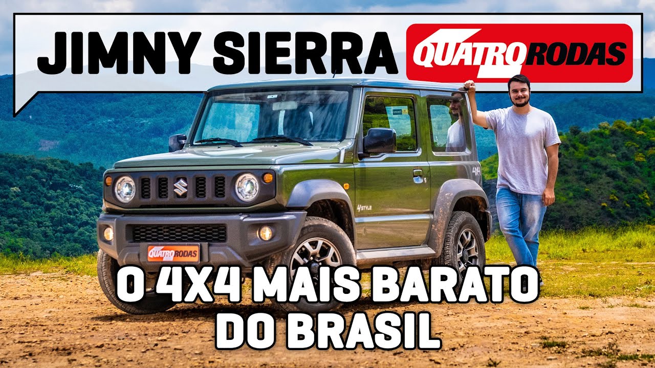 Suzuki Jimny Sierra: testamos o 4×4 mais ‘barato’ e raiz do Brasil