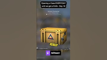 Opening a Case EVERYDAY until we get a Knife - Day 18 #shorts