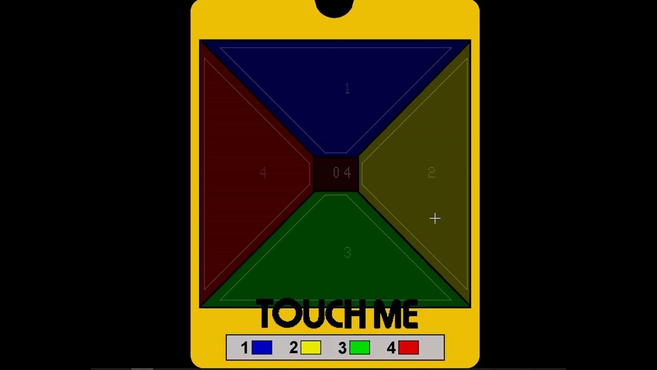 Touch me game for Vectrex (with overlay) YouTube