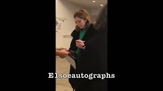 Charlotte Hope signing autographs. The Nun, Game of Thrones.