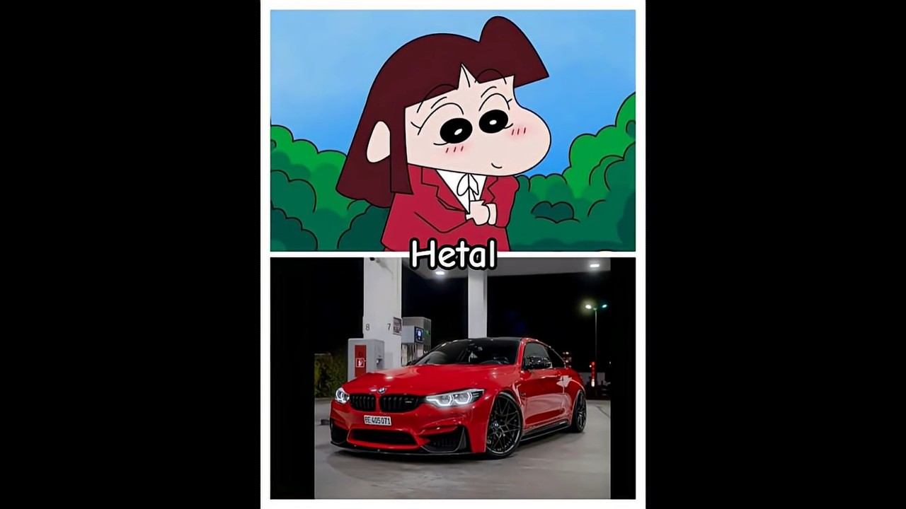 Shinchan 🆚 BMW Car 🥰🤗😍✨🌸