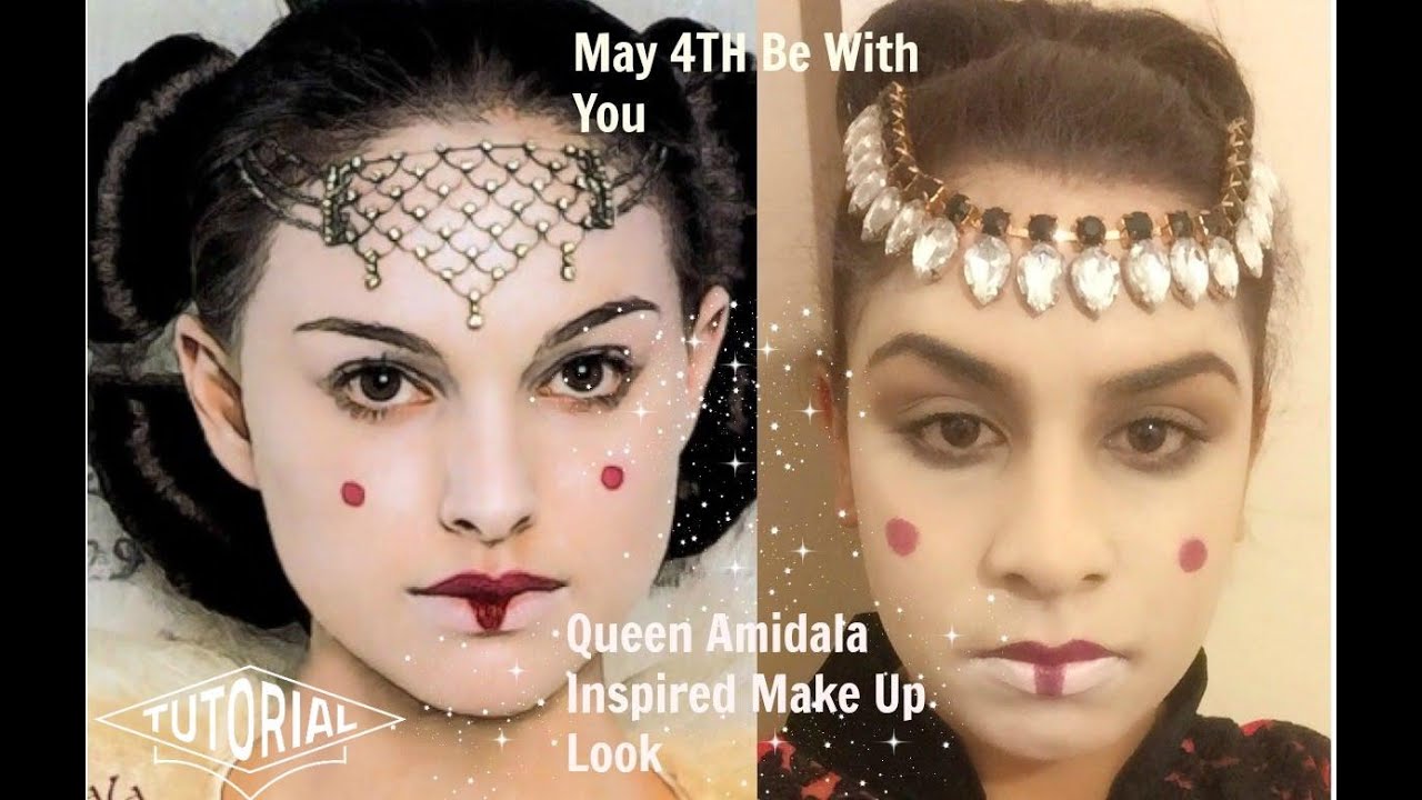 queen amidala makeup