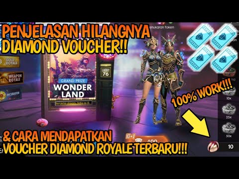 Cara Mendapatkan Diamond Voucher Terbaru Amp Penjelasannya 100 Work Free Fire Battleground