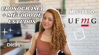 Como eu estudei para passar na prova escrita do Mestrado (cronograma + método)
