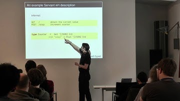 BOB 2016 - Andres Löh - Type the web with Servant!