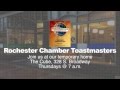 Rochester chamber toastmasters under construction