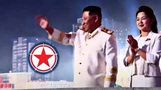 2022 North Korea parade | Neon Synth Socialist State | Perturbator - She Moves Like a Knife