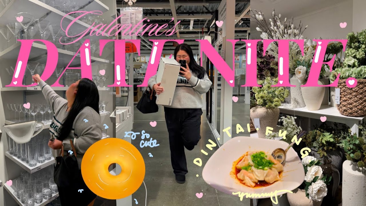 DATE NITE VLOG 💕: Din Tai Fung for 1 please 🥟, Galentine's activity 🎨 *EMBARRASSING STORY*