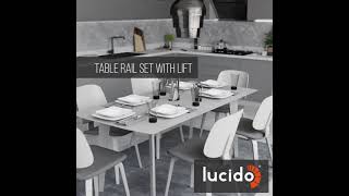 Asansörlü Masa Rayi Takimi Table Rail Set With Lift