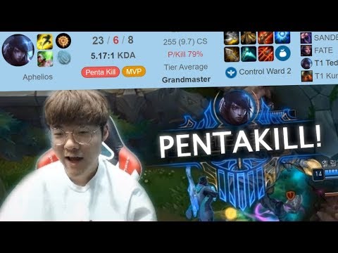 Video TEDDY GETS HIS FIRST APHELIOS PENTAKILL - T1 Teddy's... - youtube