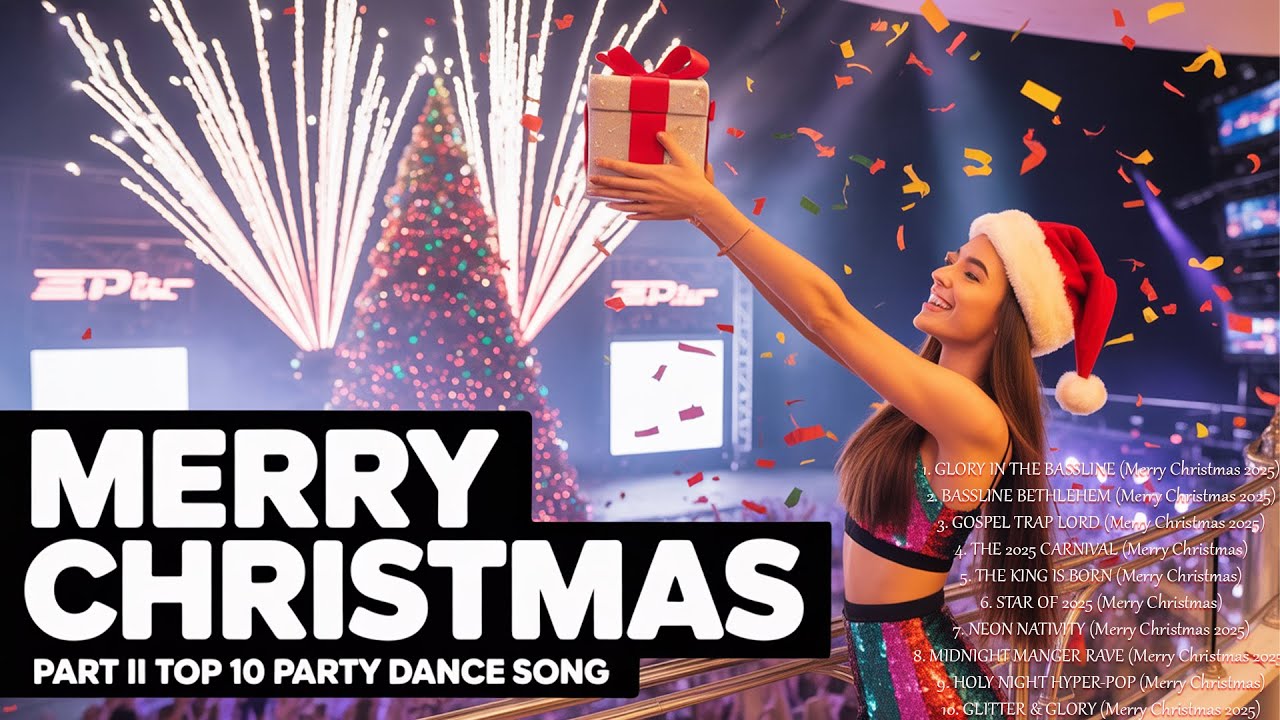 Top 10 Merry Christmas Songs 2025 🎄 Part II | EDM, Gospel Trap, Afro Dance & Pop Holiday Hits Audio