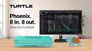 Turtle AV Phoenix 8×8 | Dante Audio Bridge with Integrated DSP at InfoComm 2025