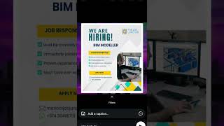Hiring for #bim #bimengineer #bim360 #architecturedesign #civil #civilengineer #autocad #autodesk