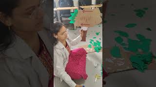 Old Western Cartoon Style Hand Craft 🌳☁️ | DIY Tree & Cloud Art | Vintage Cartoon Craft