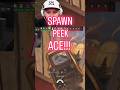 SPAWN PEEK ACE!!! #rainbowsixsiege #rainbowsix #r6 #r6s #gaming