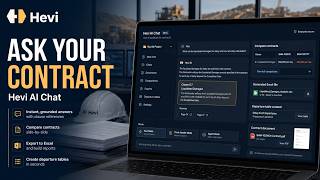 How to Use Hevi AI Chat: Ask Questions, Compare Contracts and Create Departure Tables