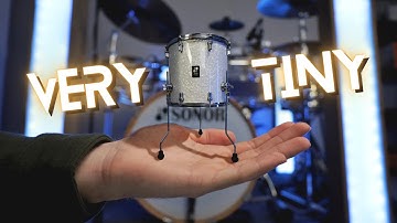 Tiny FLOOR TOM!!! 🤯🤔 Can You Use a 10" Tom As A Floor Tom?