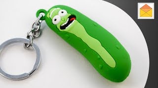 Rick and Morty Pickle Rick Soft Plastic Keychain screenshot 1