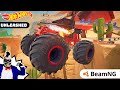 Monster trucks insane racing and crashes 2  hot wheels unleashed  beamng drive