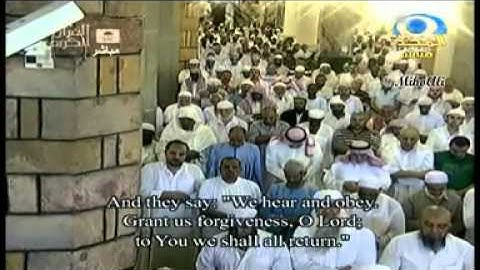 تلاوة من صلاة التراويح الليلة الثالثة من رمضان  1433 هـ  الشيخ عبدالله الجهني والشيخ عبدالرحمن السديس 4 1