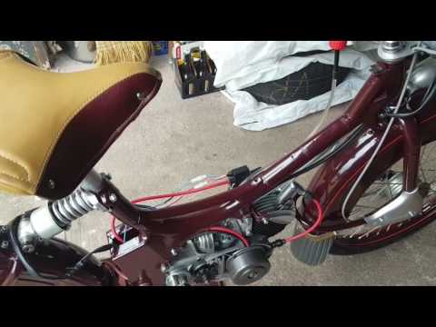 Simson SR2E erster Motor Start nach General Reparatur