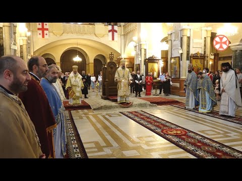 საკვირაო მსახურება ყოვლადწმინდა სამების სახელობის საპატრიარქო ტაძარში (29.05.2022)
