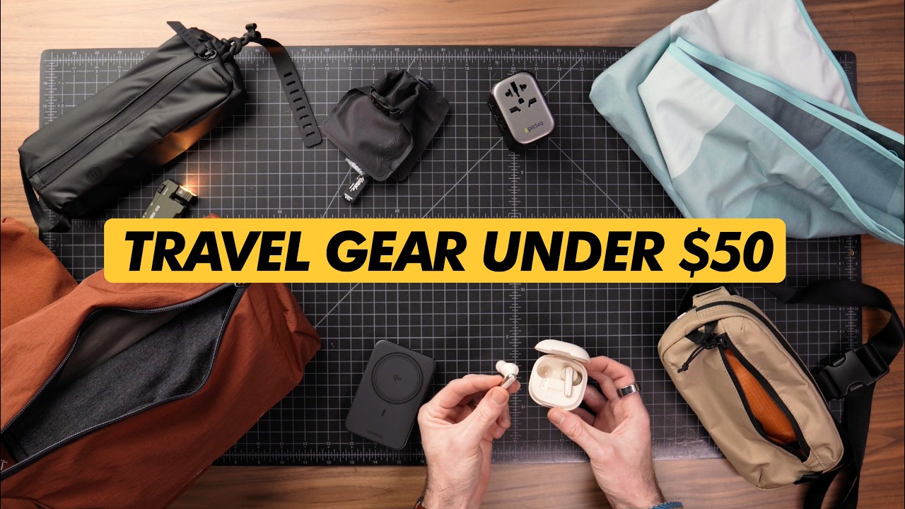 The BEST Travel Gear under $50 for 2025 - YouTube
