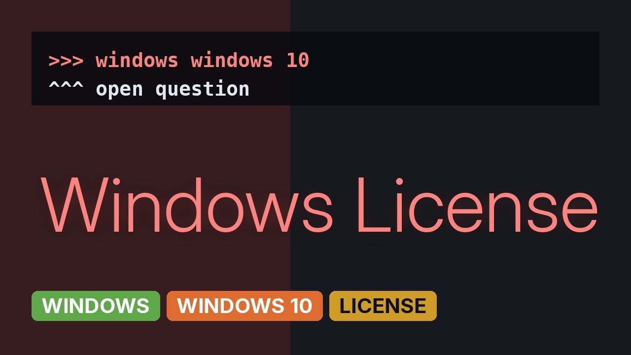 Windows 10 Licensing using Embedded 8/8.1 Key - YouTube