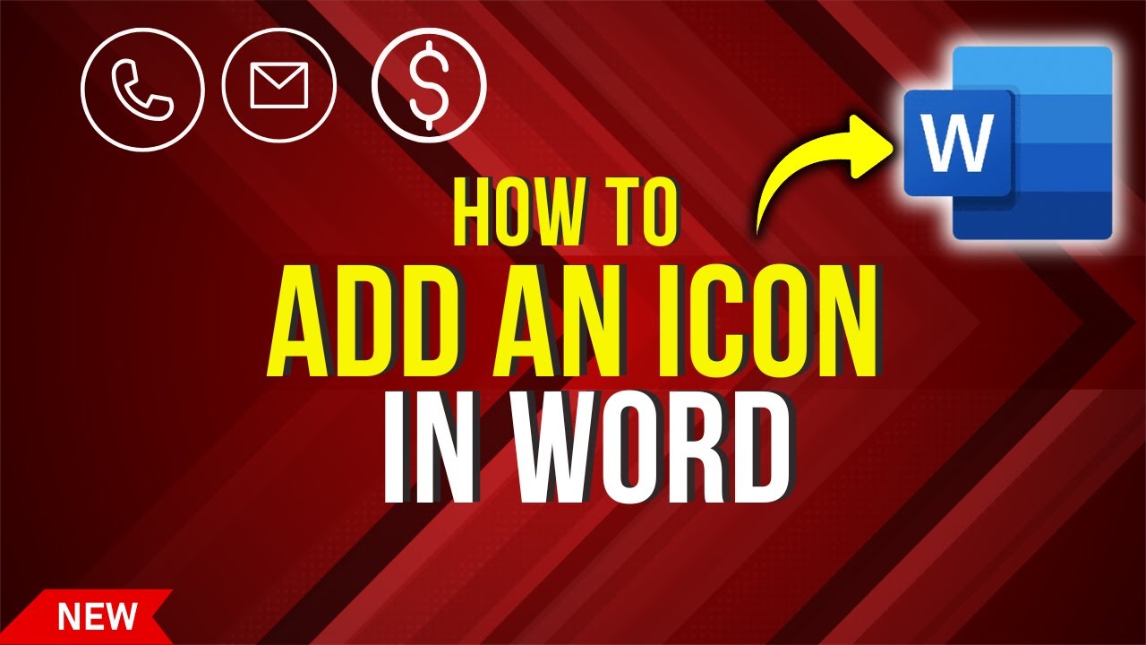 How to Add Icons in Microsoft Word | Step-by-Step Tutorial - YouTube