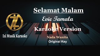 Selamat Malam [Evie Tamala] - Karaoke Nada Wanita #karaoke #cover #liriklagu
