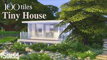 Tiny House 🏡 100 Tiles | Stop Motion build | The Sims 4 | NO CC
