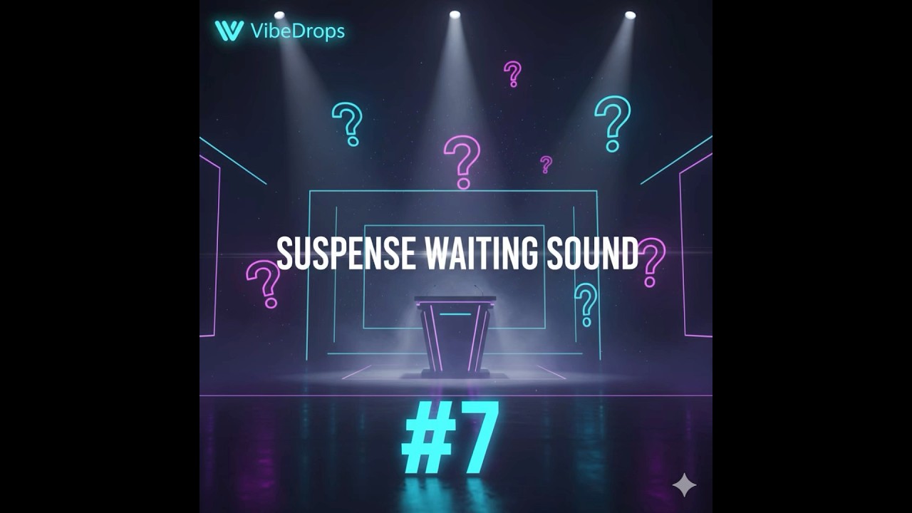 Suspense Tension Sound ⏳ | Game Show Waiting | VibeDrops #7 