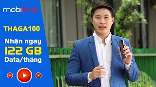 Combo Sim Bông Sen Gói Cước Thaga100 Nhận Ngay 122Gb Data 4G Mỗi Tháng - Mobifone Khu Vực 4