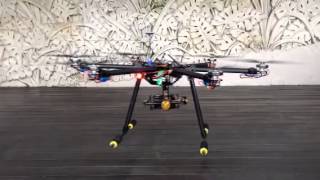 First flight test on Tarot T960