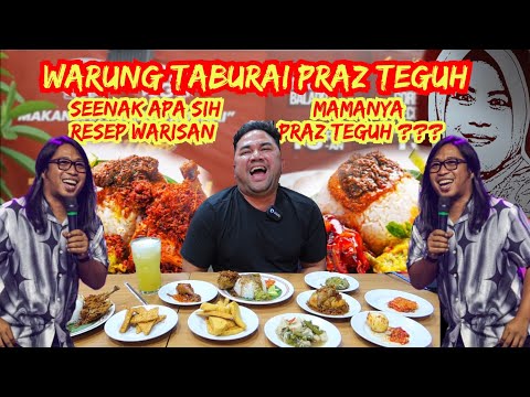 TERHARU MAKAN DI WARUNG TABURAI PRAZ TEGUH‼ BUMBU KECOMBRANG DIADUK PAKE NASI ANGET, ENDUL BANGET