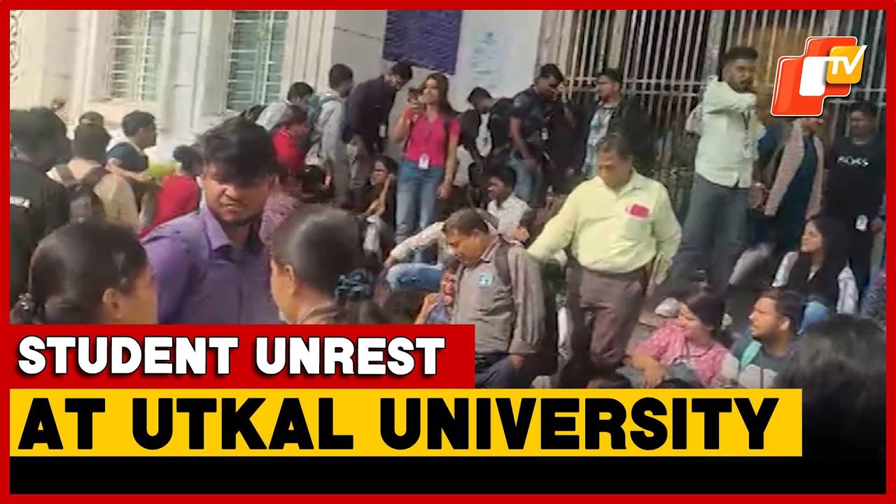 Student Unrest Erupts Again At Utkal University In Bhubaneswar