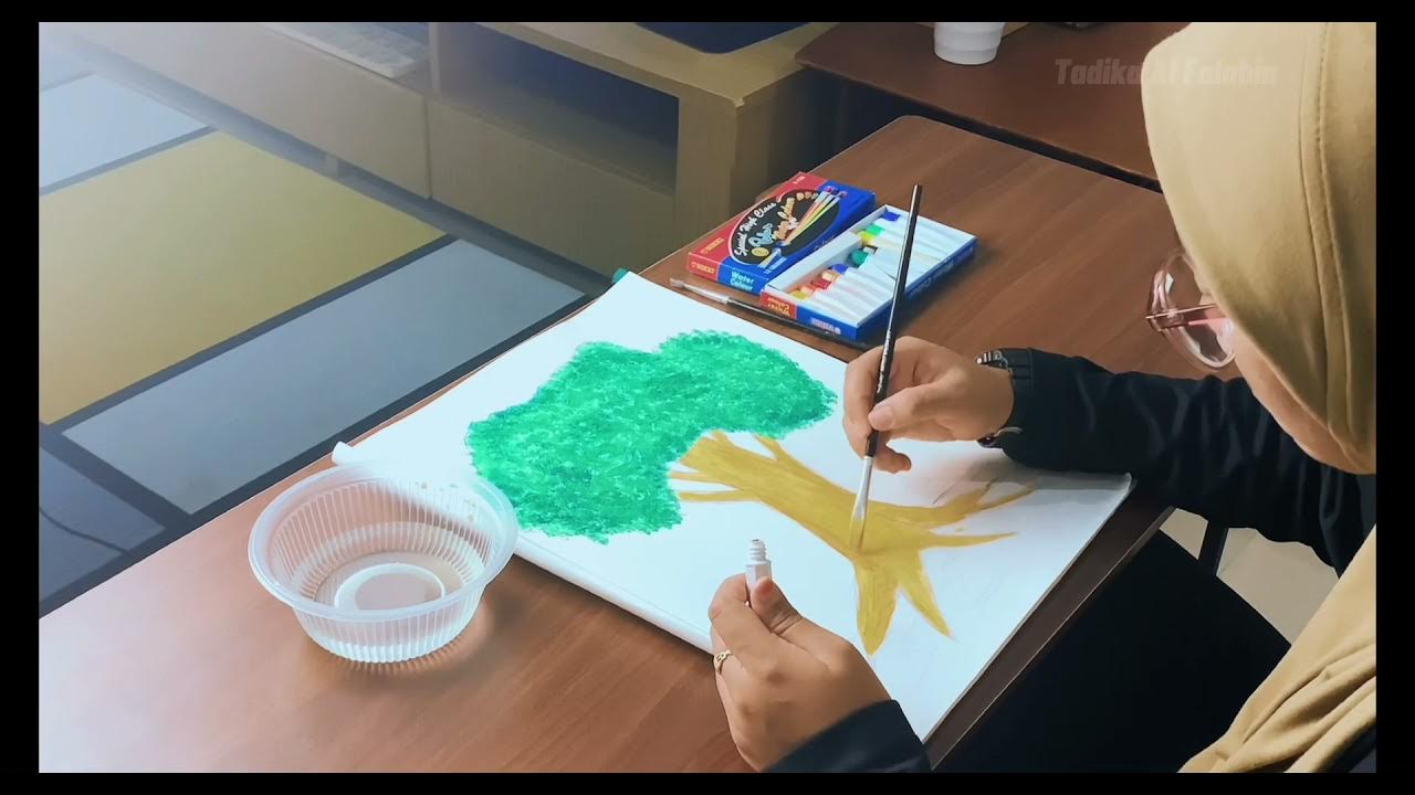 Art & Craft - Pokok - YouTube