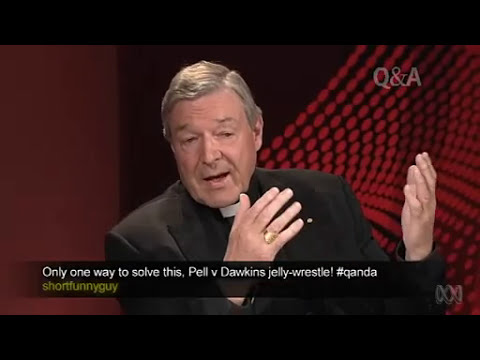 Cardinal Pell dismisses Adam/Eve as a Myth whilst debating Richard Dawkins.
