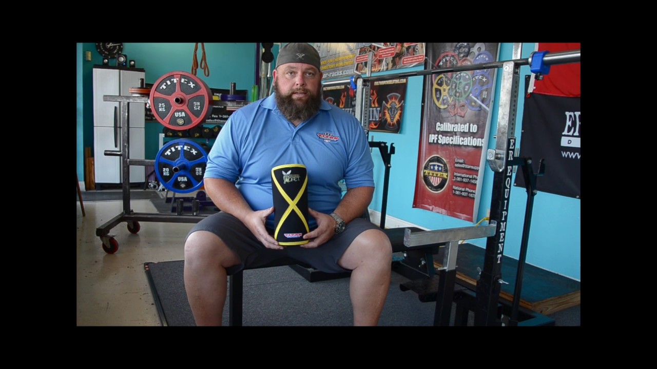 Titan Yellow Jacket Knee Sleeves IPF Legal 3rd generation Powerlifting