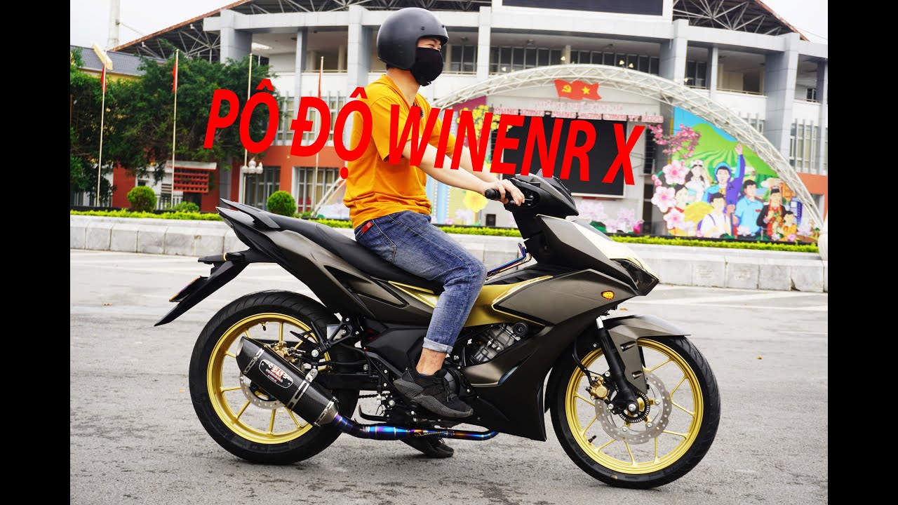 Winner X độ pô Yoshimura full cacbon+cổ pô titan | SƠn... - youtube